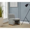Comfy Accent Chair, Upholstered Slipper Chair - 2 of 4