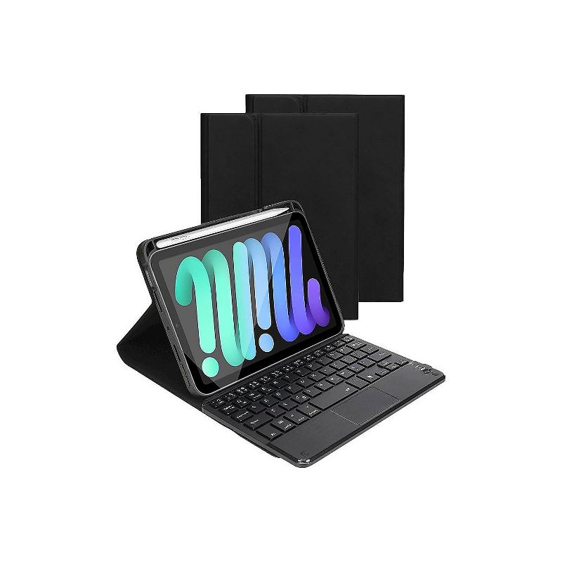 SaharaCase Keyboard Folio Case for Apple iPad mini (6th Generation 2021) Black (TB00061), 2 of 8