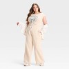 Women's Ford Bronco Graphic Pants - Tan - 3 of 3
