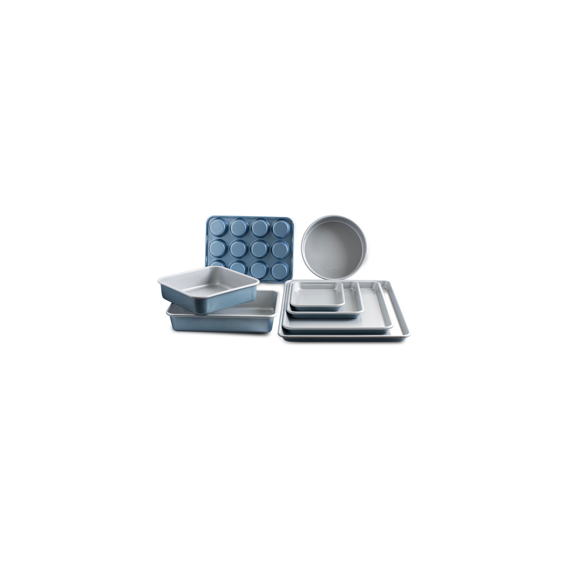 Nordic Ware Brilliant Bakeware 8-Piece Nonstick Pan Set