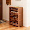 YIYIBYUS 7-Tier Shoe Cabinet, Free Standing Shoe Cabinet with Flip Doors - 2 of 4