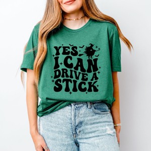 Simply Sage Market Yes I Can Drive A Stick Short Sleeve Tee - 1 of 4