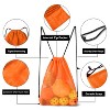 GSE 19"x15" Mesh Drawstring Backpack Bag for Sports Gym Gear, Backpacking, Camping Gear, Travel - 4 of 4