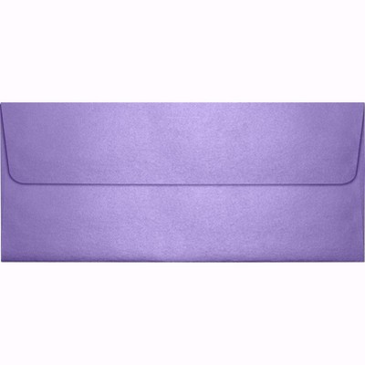 LUX 4 1/8"x9 1/2" #10 80lbs. Square Flap Env W/Glue Closure Purple 5360-17-50