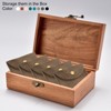 Unique Bargains Velvet Portable Rings Necklace Snap Button Storage Jewelry Pouch 10 Pcs - 4 of 4