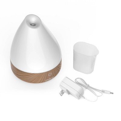 Serenity Whisper 6'' White Ultrasonic Aromatherapy Oil Diffuser