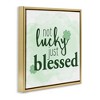 Stupell Industries Just Blessed Green Shamrocks, 18" x 18" - 3 of 4