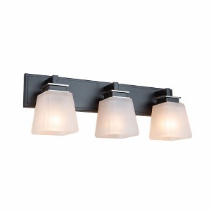 Artcraft Lighting Eastwood 3 - Light Sconce in  Black/Brushed Nickel - 1 of 1