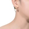 Guili Sterling Silver Gold Plated Hook Earrings with Freshwater Pearls, a versatile design for elevating outfits on any occasions. - 3 of 3