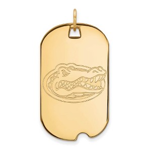 Black Bow Jewelry 14k Yellow Gold Plated Sterling Silver Florida Gators NCAA Large Pendant - 1 of 3