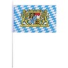 Juvale 72 Piece Bavarian Stick Flag, Handheld Flags, German Party Decor (8x5 in) - 2 of 4