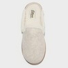 dluxe by dearfoams Women's Maci Felted Scuff Slippers - 3 of 4