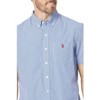 U.S. Polo Assn. Men's Short Sleeve Gingham Slub Poplin Button Down Shirt - 3 of 4