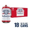 Budweiser American Lager Beer - 18pk/12 fl oz Cans - 2 of 4