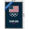 Trends International Team USA - Logo Blue Framed Wall Poster Prints - 3 of 4
