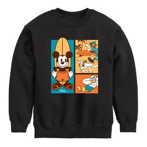 Boys' - Disney - Mickey & Friends Graphic Long Sleeve Fleece Sweatshirt - 1 of 4