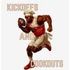 Kickoffs & Cookouts American Football Adult Crew Neck Short Sleeve Tee - 2 of 2