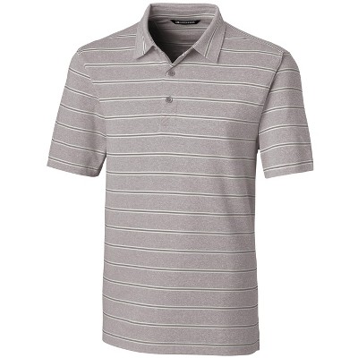 Cutter & Buck Forge Heathered Stripe Stretch Mens Polo Shirt