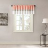 Polyoni Pintuck Light Filtering Striped Window Valance, Lightweight Textured Rod Pocket Top Valance for All Seasons - 4 of 4