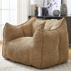 Highly Resilient Foam Sofa Chair Chenille Square Lazy Sofa Handle Armrests Adult Gaming Reading TV Living Room Bedroom Portable Indoor - 3 of 4