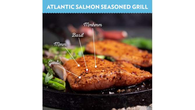 SeaPak Morey&#39;s Atlantic Salmon Seasoned Grill - Frozen - 8oz, 2 of 5, play video