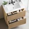 30" Bathroom Vanity with Ceramic Sink Basin, Soft-Close Undermount Drawers, Full-Extension Storage Drawers - 3 of 4