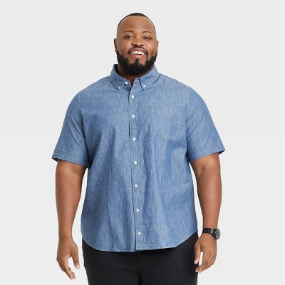 big tall short sleeve button down shirts