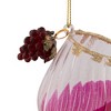 Northlight 4.25" Red and Clear Glittered Wine Glass Christmas Ornament - 4 of 4