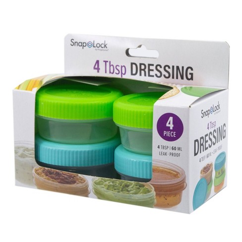 Cooking Concepts Silicone Travel Dressing Containers