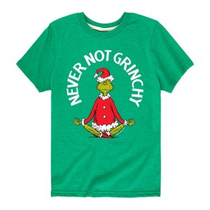 Boys' - Dr. Seuss - The Grinch Never Not Grinchy Short Sleeve Graphic T-Shirt - 1 of 4