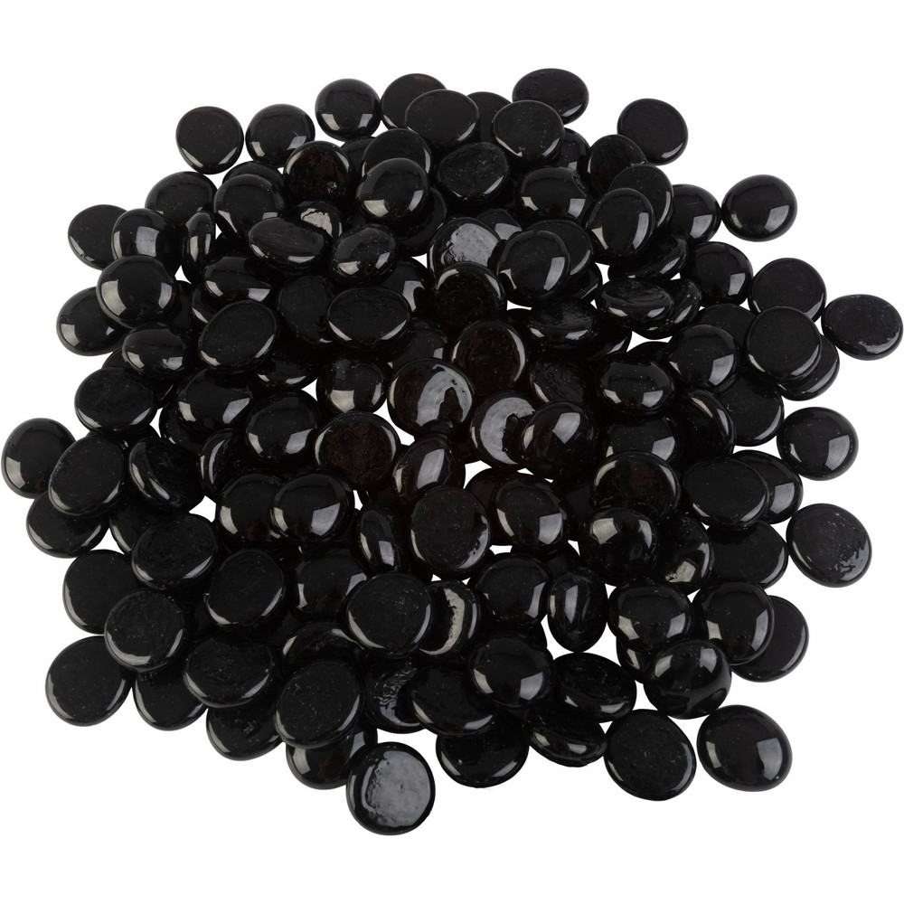 Photos - Garden & Outdoor Decoration Home-Complete 10.47 lbs .75" Marbles Fire Glass Black