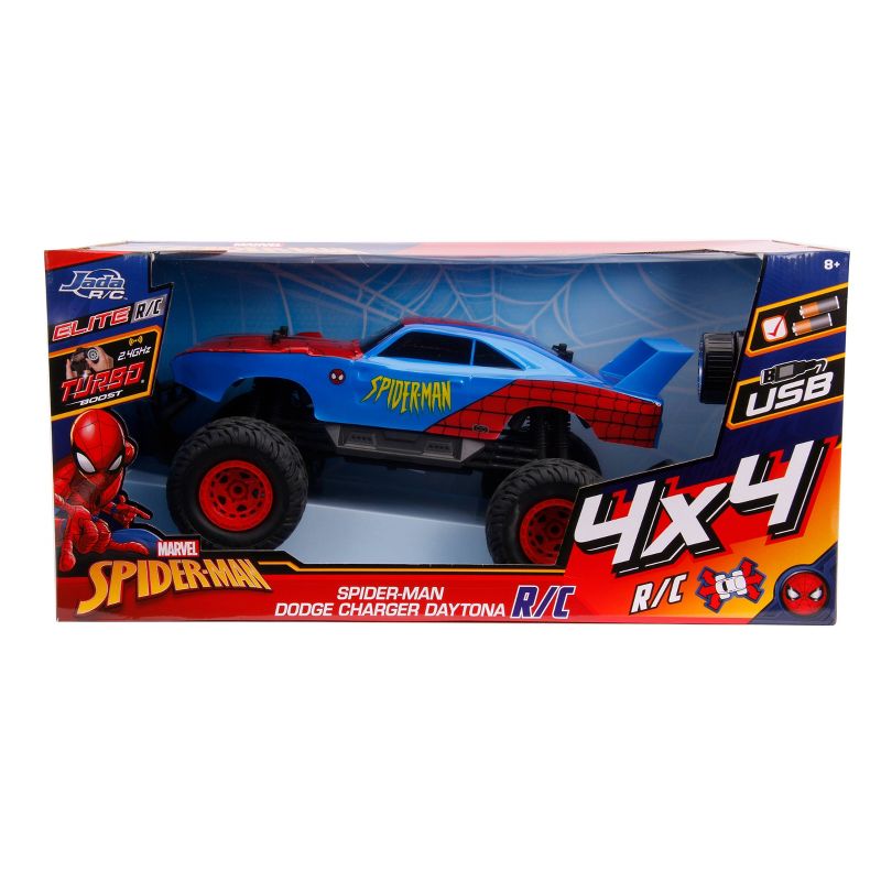 Hollywood Rides Spider-Man 1:12 4x4 1970 Dodge Charger Daytona Elite RC Remote Control Car 2.4 Ghz, 4 of 5