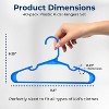 SereneLife Non-Slip Plastic Kids Hangers - 2 of 4