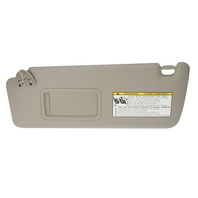 Unique Bargains Front Left Side Car Sun Visor 74320-48260-A0 for Toyota Highlander 2004-2007 Beige 1 Pc