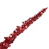 Allstate Floral Glitter and Sequin Artificial Leaf Sprigs Christmas Spray - 34" - Red - 3 of 4