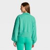 Women's Henley French Terry Sweatshirt - JoyLab™ - 2 of 3