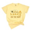 Simply Sage Market Little Honey On The Way Garment Dyed Tee - 2 of 4
