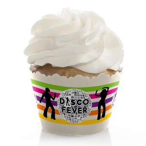 Big Dot of Happiness 70's Disco - 1970's Disco Fever Party Decorations - Party Cupcake Wrappers - Set of 12 - 1 of 4