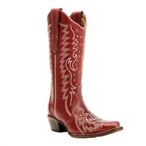 Women's Embroidery & Studs Western Boots - Circle G - 1 of 4