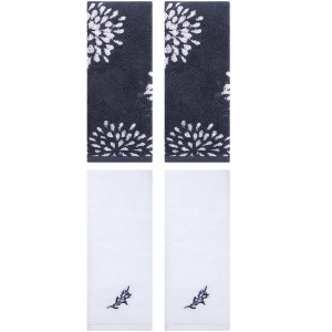 REGALWOVEN 4 Pcs Bathroom Pure Cotton Absorbent Soft Decorative Hand Towel - 1 of 4