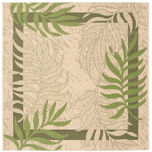 Courtyard CY7836 UV & Stain Resistant Non-Shedding Power Loomed Indoor/Outdoor Rugs - Safavieh - 1 of 4