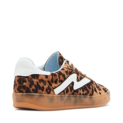 Женские кроссовки Madden Girl Giia Low-Top Sneakers - 8 - LEOPARD MULTI — фото 4