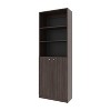 PAGED Bookshelf Wood Storage Shelves with Space-Saving Design, Bookcase for Home Office, Study - 3 of 4