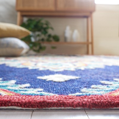 Hand-Tufted Ivory Wool 8' x 10' Reversible Area Rug