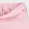 Girls' 2pk Adaptive Leggings - Cat & Jack™ Brown/Light Pink - 3 of 3