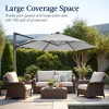 Best Choice Products 10ft 360° Rotating Cantilever Offset Hanging Patio Umbrella - 4 of 4
