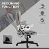 TiramisuBest 6-Point Vibrating Heat Massage Office Chair, Reclining, Adjustable Height, Grey, 264 lbs Cap - 3 of 4