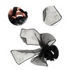 Unique Bargains Grace Flower Pearl Ribbon Bow Hair Elastic Band 1 Pc - 3 of 4