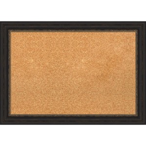 Amanti Art Accent Bronze Narrow Framed Corkboard, Natural Cork - 1 of 4
