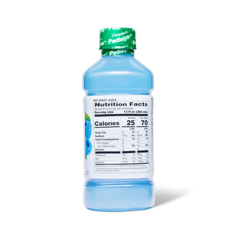 Blue Raspberry Oral Electrolyte Solution - 33.8 fl oz - up &#38; up&#8482;, 3 of 9